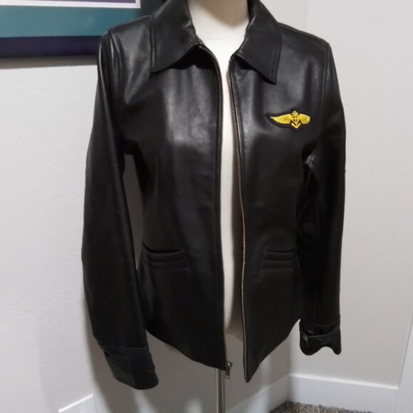 NWOT - J4 Bomber Jacket/Top Gun Edition, 100% Leather. Excellent Condition! SZ-M - Picture 1 of 5